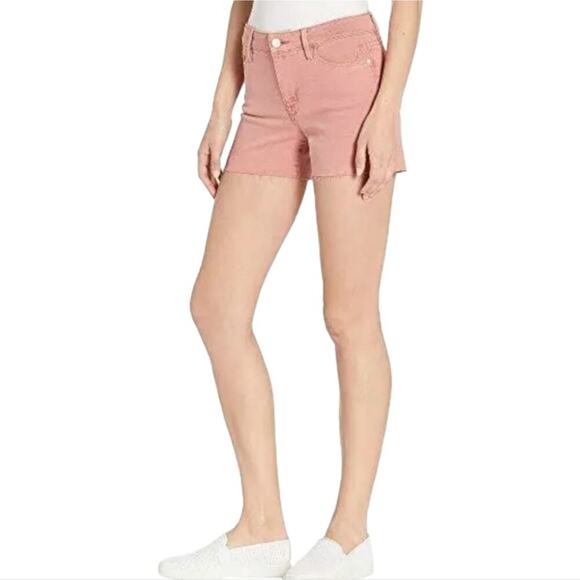Sanctuary‎ Cherry Blossom Midi Slit Distressed Denim Shorts Pink Size 28 New! - Picture 1 of 16